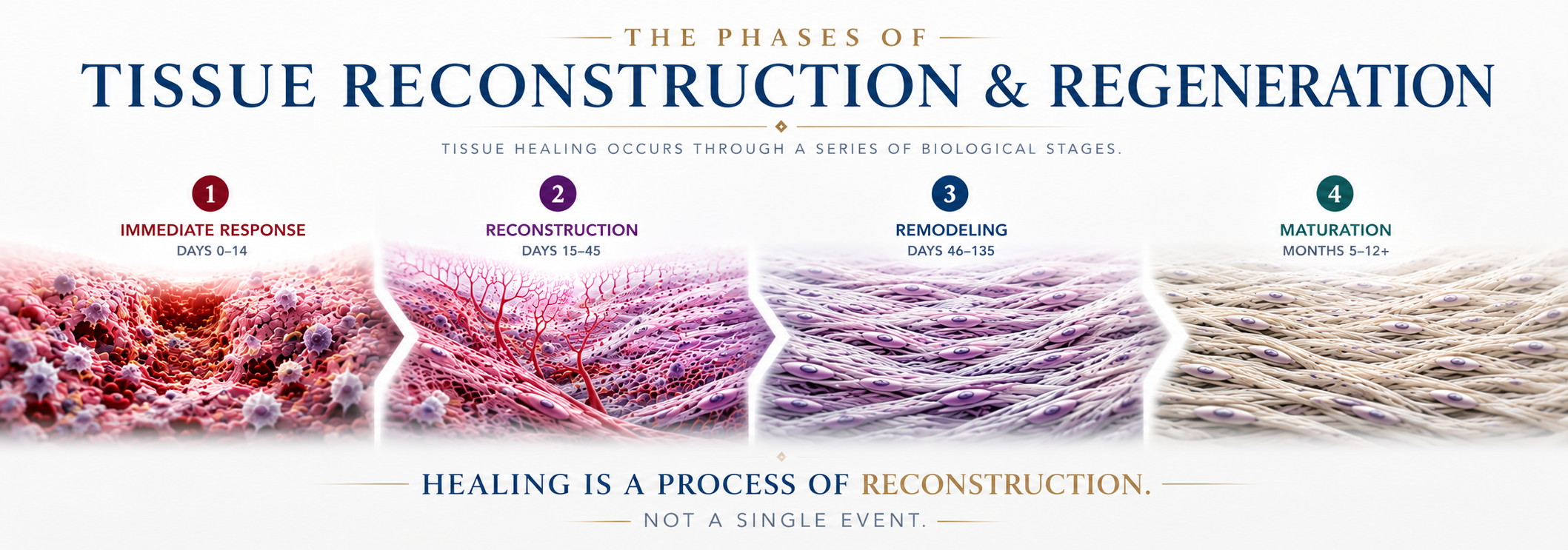 The Phases of Tissue Reconstruction and Regeneration