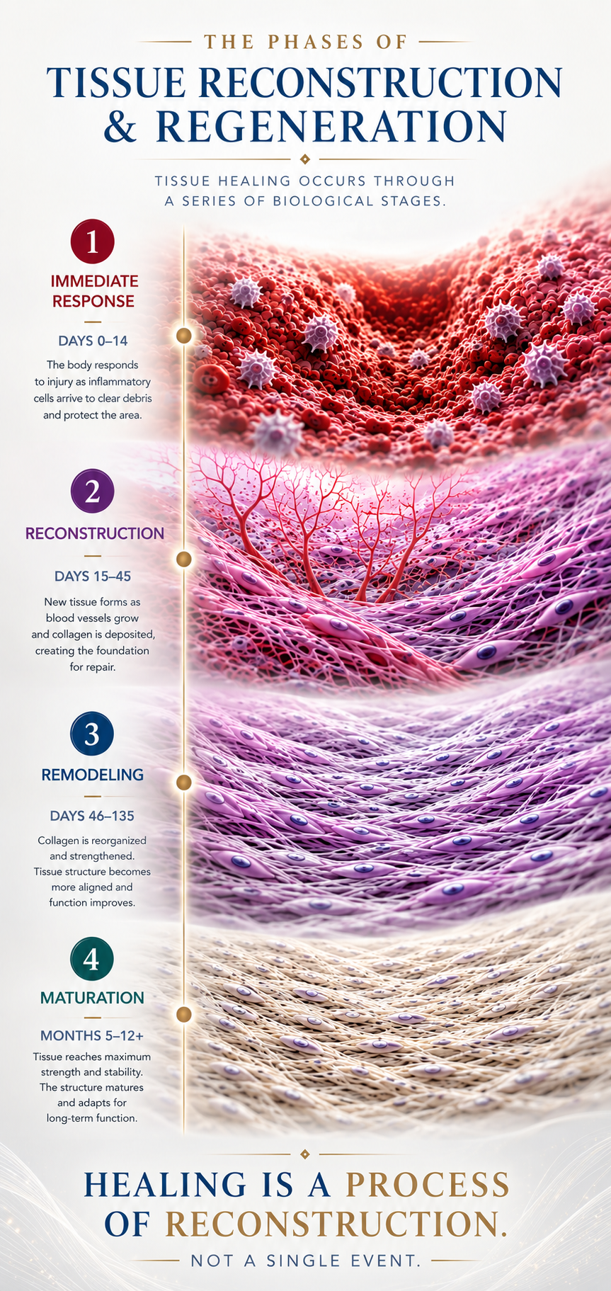 The Phases of Tissue Reconstruction and Regeneration