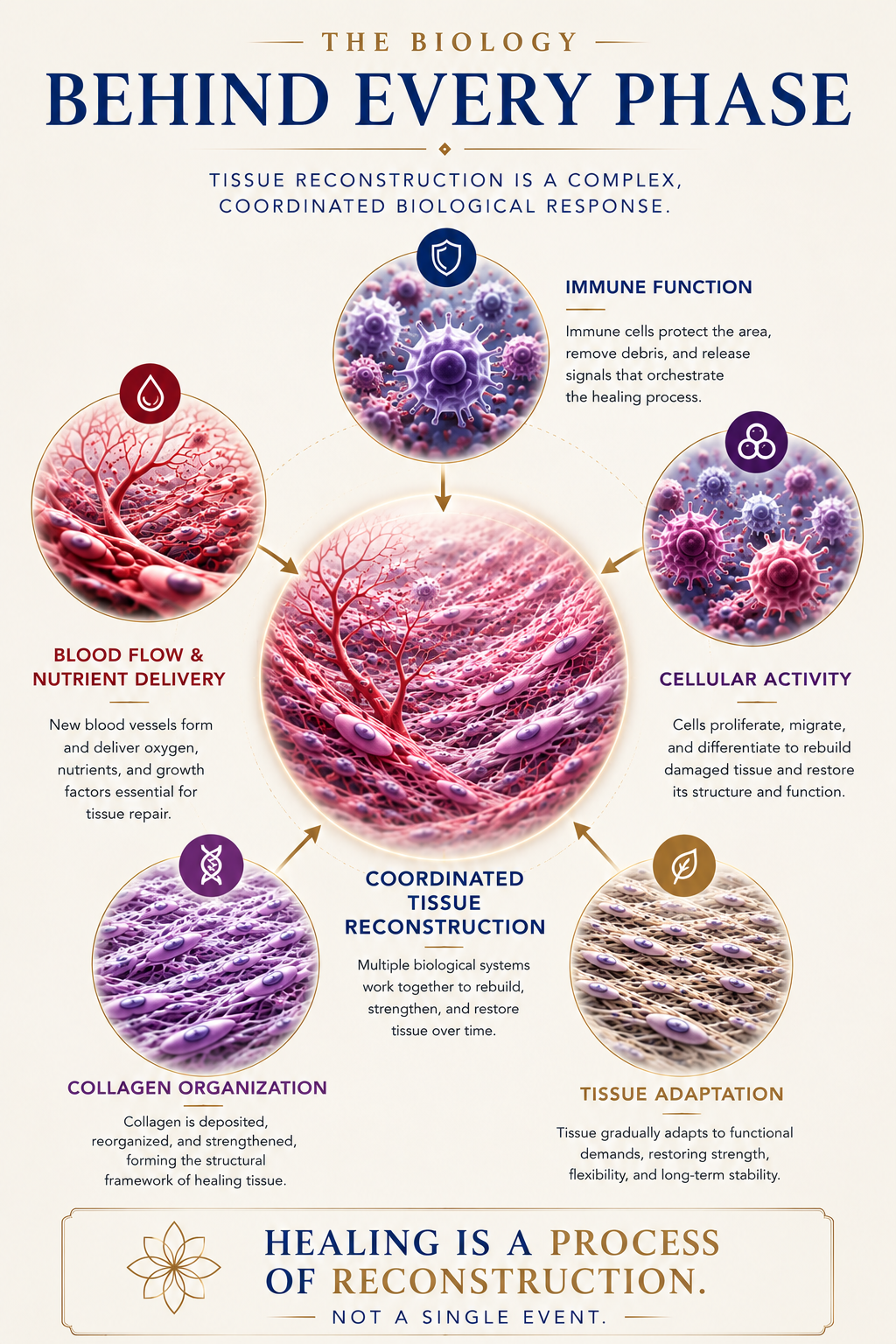 The Phases of Tissue Reconstruction and Regeneration