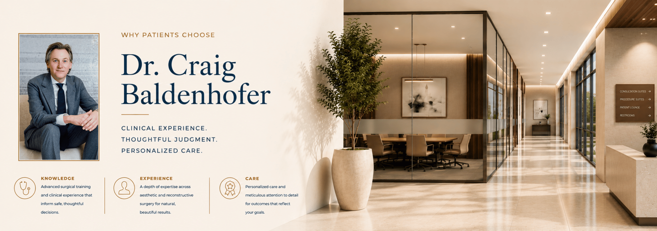 Why Patients Choose Dr. Craig Baldenhofer